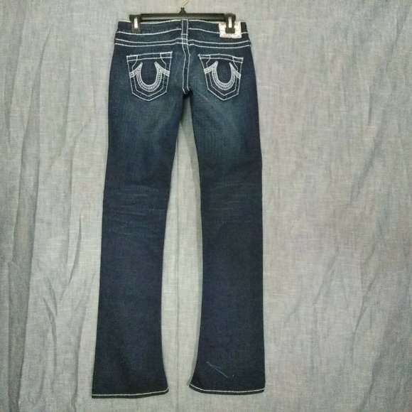 True Religion Gina Big T Stretch Jeans 25  L34 - Picture 1 of 11